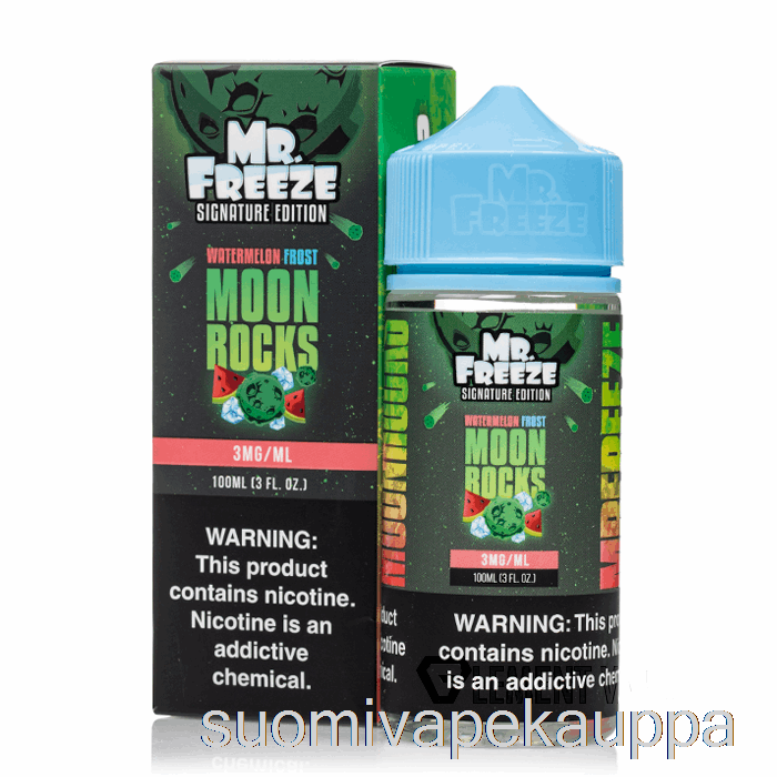 Vape Netistä Moonrocks - Vesimeloni Frost - Mr Freeze - 100ml 6mg